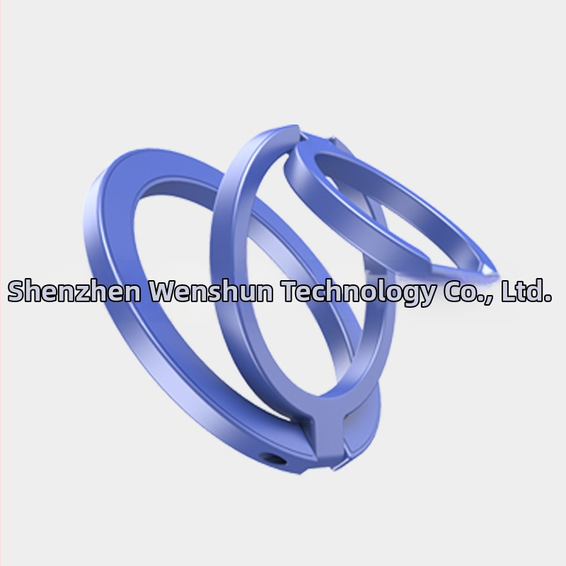 Držiak na telefón s prsteňom a magnetom, zo zliatiny, trojstupňový skladací dizajn, obsahuje magnetický list, umývateľnú lepiacu pásku, lesklú nálepku