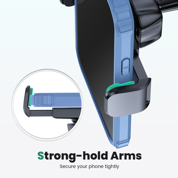 Телефонна стойка с магнитна основа, алуминиева сплав, преносима за открито, универсална за монтаж върху автомобилна козирка