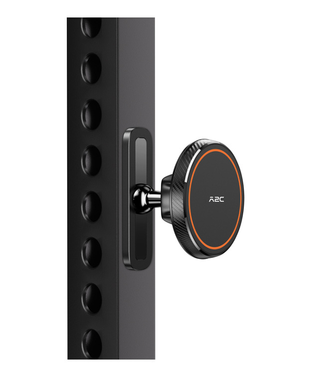 Телефонна стойка с магнитна основа, алуминиева сплав, преносима за открито, универсална за монтаж върху автомобилна козирка