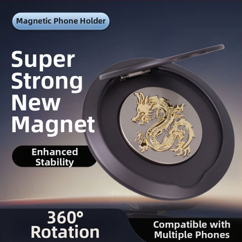 Метален магнитен държач за пръстен на телефон MagSafe, 360° въртене, съвместим с MagSafe