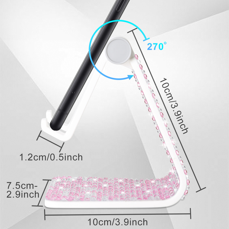 Longbang stalinis laikiklis telefonui ir planšetinei – plastikas, bendro stiliaus, pritaikymo galimybė