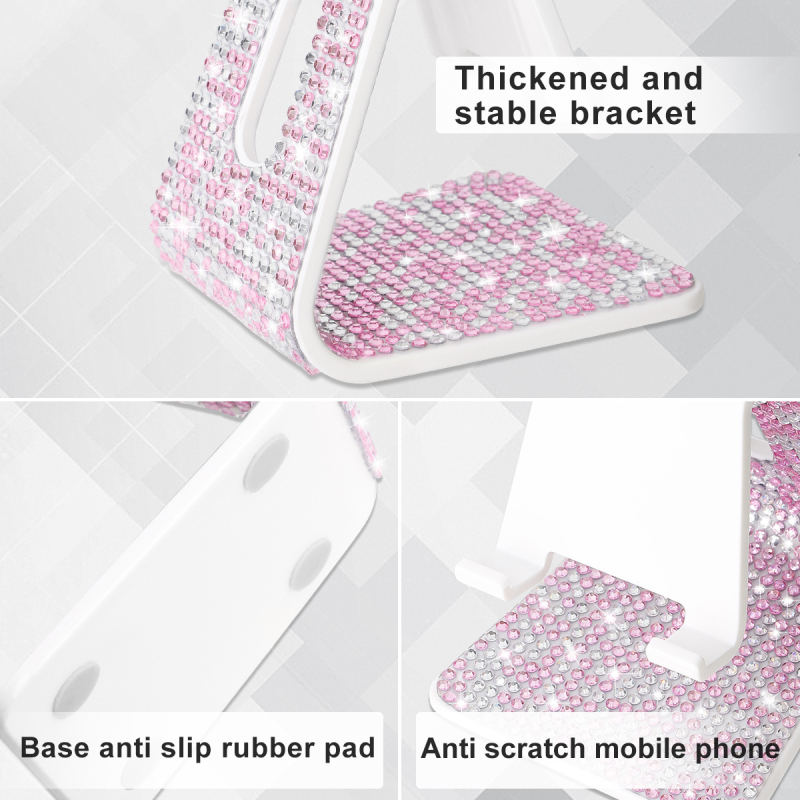 Longbang stalinis laikiklis telefonui ir planšetinei – plastikas, bendro stiliaus, pritaikymo galimybė