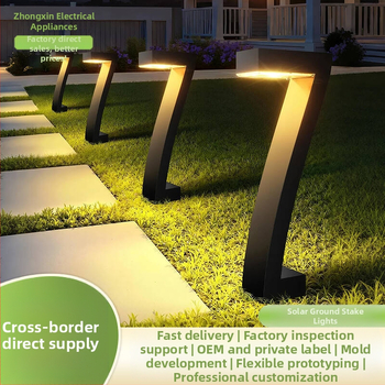 Solárna záhradná LED zemná lampa – teplé svetlo, model TG-JG10301, 5W, LED 2835, 6–12 hodín prevádzky, retro nostalgia dizajn