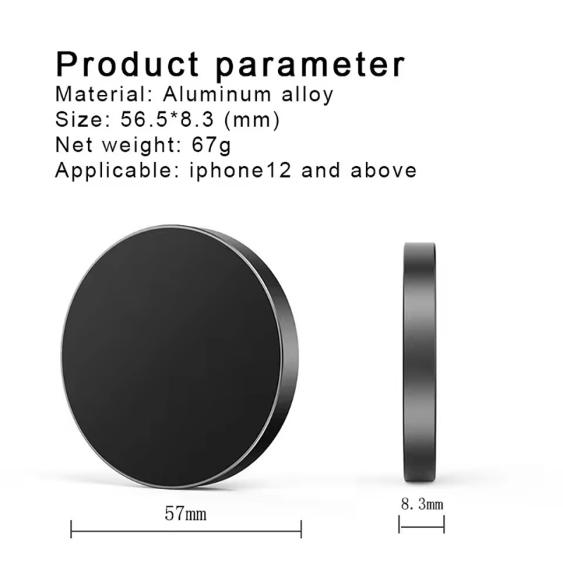 Stalak za live prijenos od aluminijske legure s magnetskom pločom i Magsafe magnetnom podrškom za mobitel