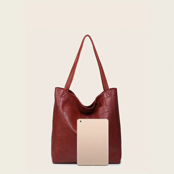 PU kožna ženska torba – retro satchel, vertikalni kvadratni oblik, magnetsko zatvaranje, unutarnja džep sa zipom, trodimenzionalna vanjska površina