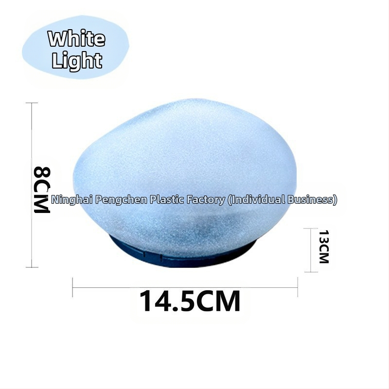 Napelemes kavicslámpák kültéri terekhez, Modell 001, Üveg, 6–12 óra világítási idő