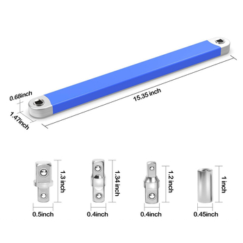 Πολυλειτουργικό κλειδί επέκτασης με ράτσετ, γωνιακός σχεδιασμός, διπλής χρήσης