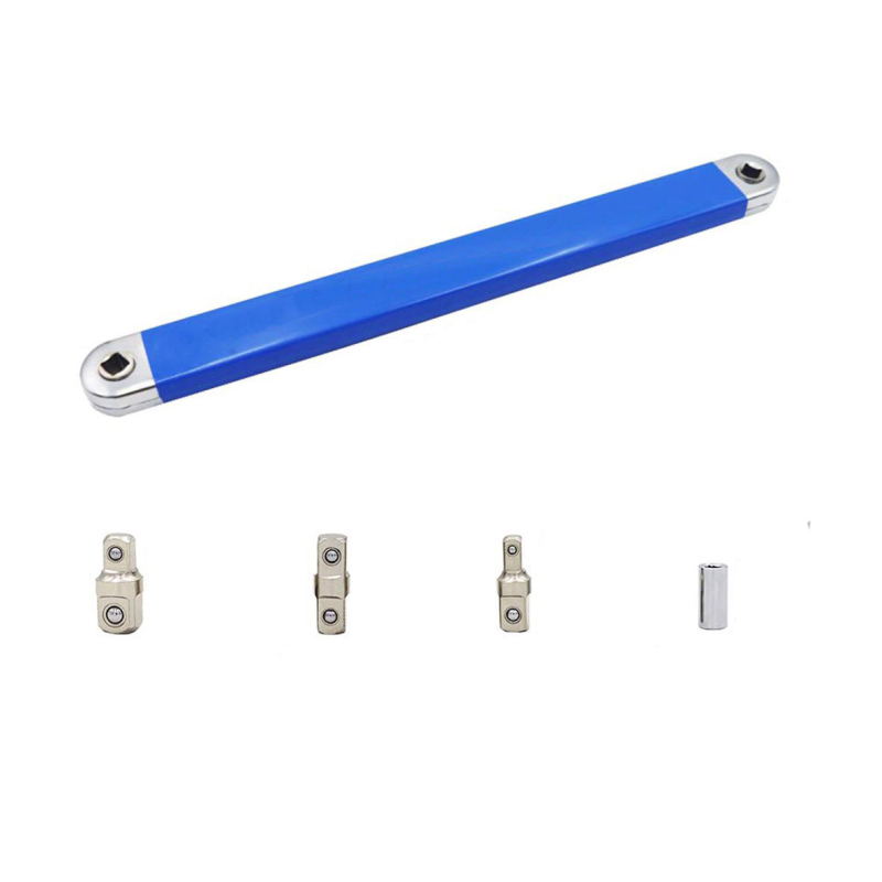 Višenamjenski produžni ključ s mehanizmom račnice, nagnuti dizajn, dvostruka namjena