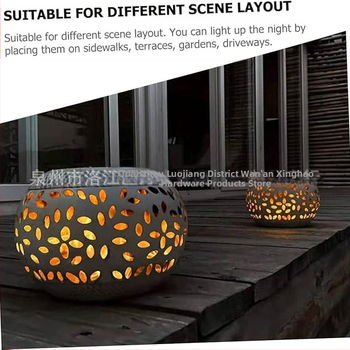 Päikesepõhine kraštovaizdžio lauko apšvietimas; medžiaga: geležis; šviesos šaltinis: saulės energija; IP65 apsauga; galia: 0,5 W