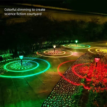 Solarna LED lampica za travu, IP55 vodootporna, kontinuirano osvjetljenje 6–12 sati, model XHDM-2212, vijek trajanja 100000 sati