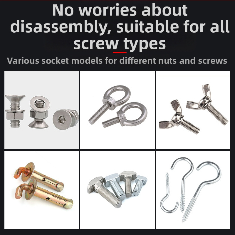 Zhang Chen Универсален торцев ключ и многофункционален инструментален комплект — 45# стомана, полирано хромирано покритие, вид: торцев ключ