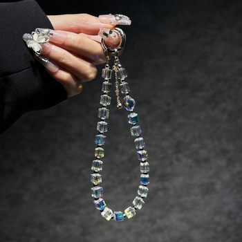 Ланярд за мобилен телефон с геометрична керамична висулка, найлонов шнур, пластмасова катарама — унисекс