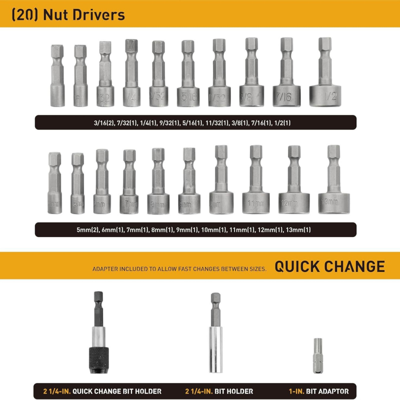 234-членен многофункционален комплект торцеви глави, тресчотков ключ и отвертки, магнитни накрайници, Cr-V стомана, тегло 2.3 кг