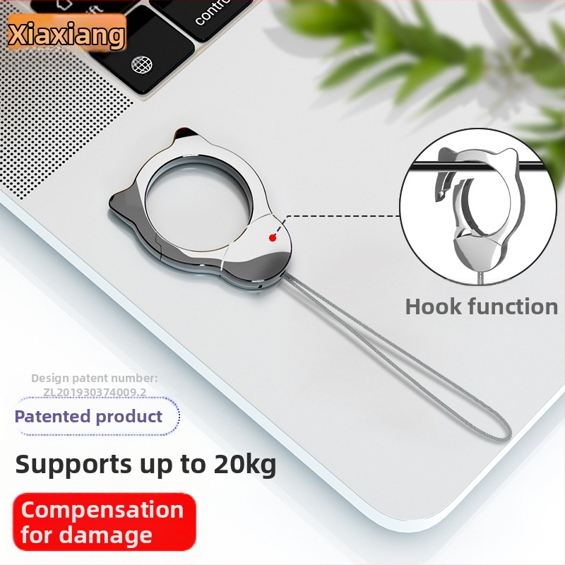 Lanyard na mobilný telefón s odnímateľným nylonovým šnúrou, kovovou sponou, elektroplakovaným kovom a potlačou loga