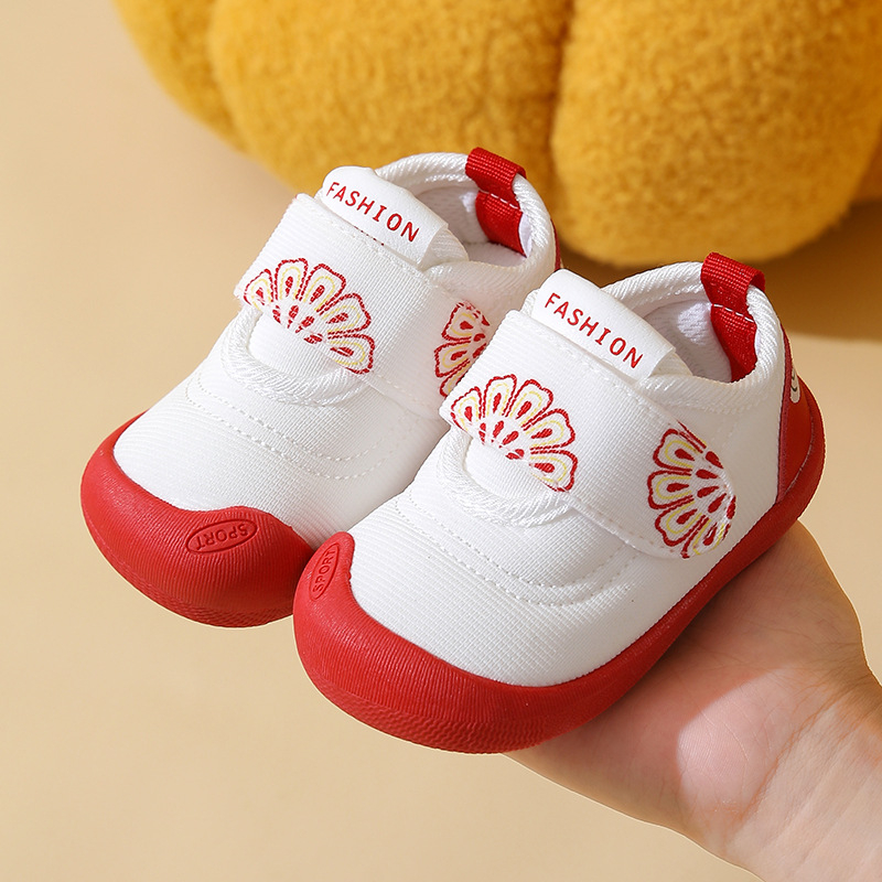 Cipele za malu djecu – pamukom gornji dio, proljeće i jesen, prozračne, protuklizne, zatvaranje Velcro