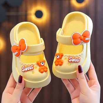 Παιδικά σανδάλια EVA σε στυλ πριγκίπισσας, unisex, επάνω μέρος EVA, αντιολισθητική σόλα, παραθαλάσσια παπούτσια για παιδιά 4–12 ετών