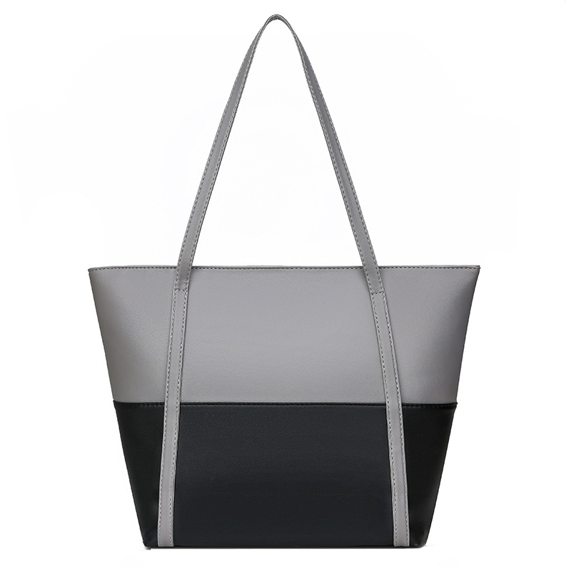 PU materijal tote torba, poslovni stil putovanja, vodoravni kvadratni oblik, zatvaranje zatvaračem, s jednom naramenicom