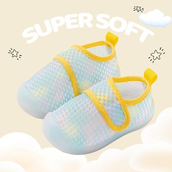 Cipele za bebe i malu djecu s mrežastim gornjim dijelom, dišuće, zatvaranje na Velcro, niski kroj, za uzrast 12–36 mjeseci