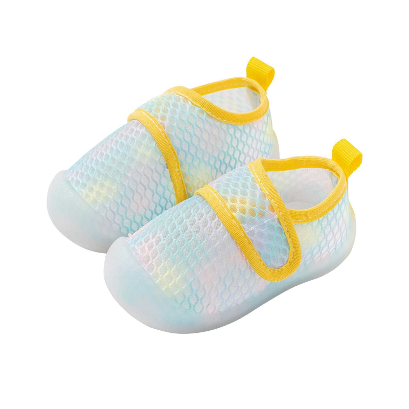 Cipele za bebe i malu djecu s mrežastim gornjim dijelom, dišuće, zatvaranje na Velcro, niski kroj, za uzrast 12–36 mjeseci