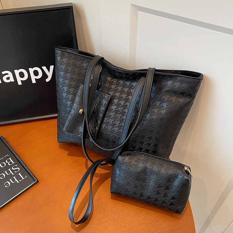 PU pečių rankinė su užtrauktuku, horizontinio kvadrato formos, poliesterio pamušalas, vienas peties dirželis