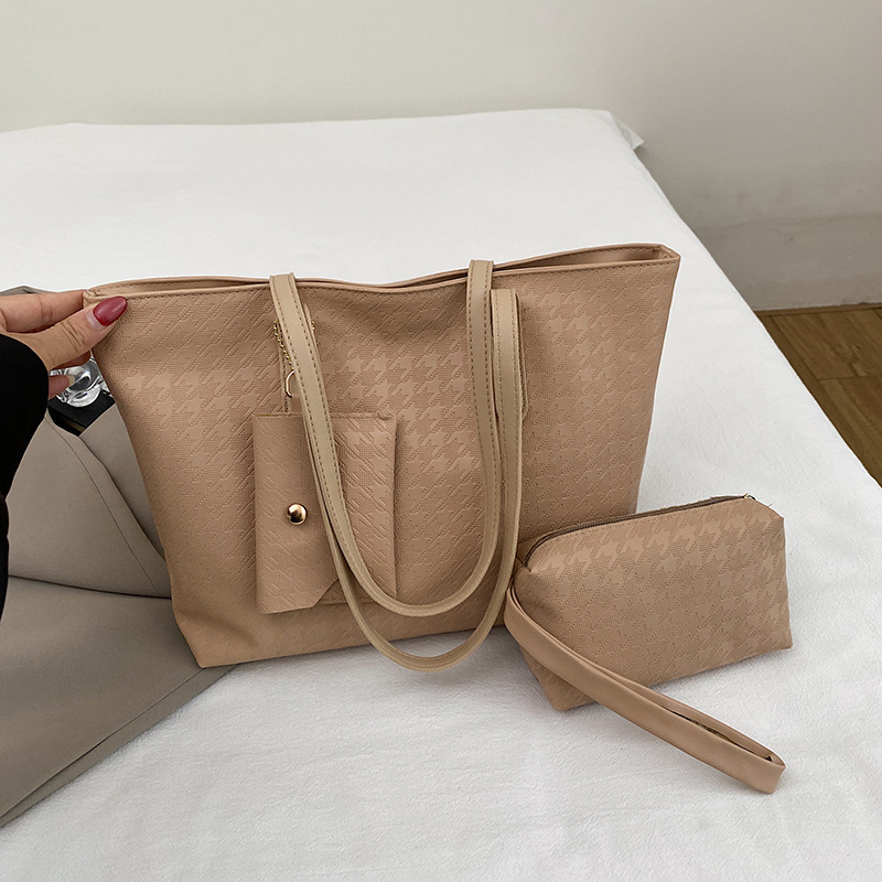 PU pečių rankinė su užtrauktuku, horizontinio kvadrato formos, poliesterio pamušalas, vienas peties dirželis