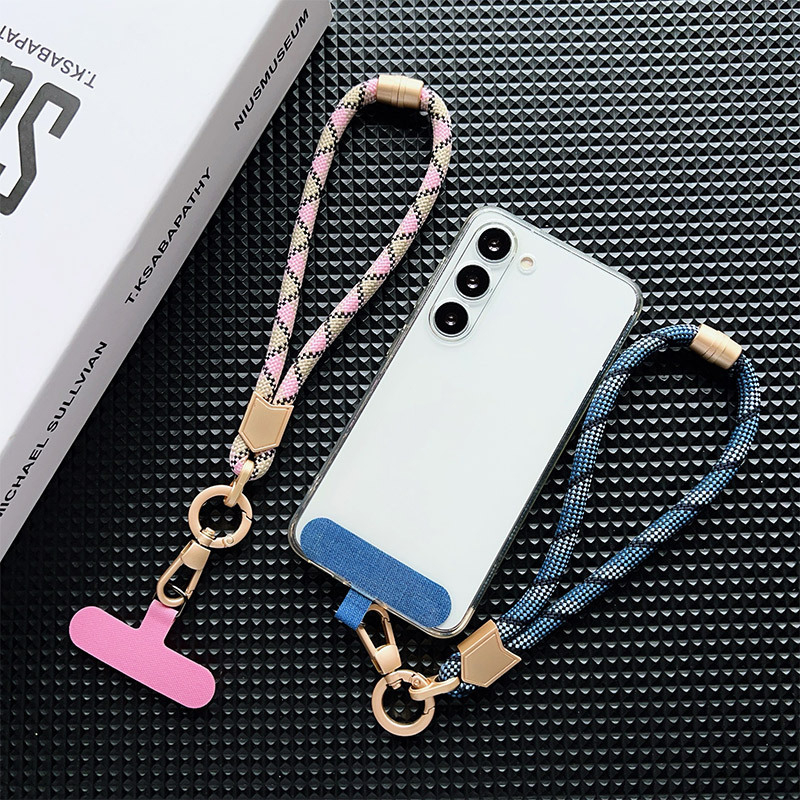 Lančić za mobitel, Cool Caterpillar, unisex, poliester vrpca s metalnom kopčom, tkaninski dizajn