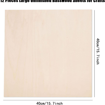 Lazerno izrezana prazna drvena ploča od boxwood-a za DIY grafite i kućnu dekoraciju, debljina 2 mm, moderni jednostavan stil