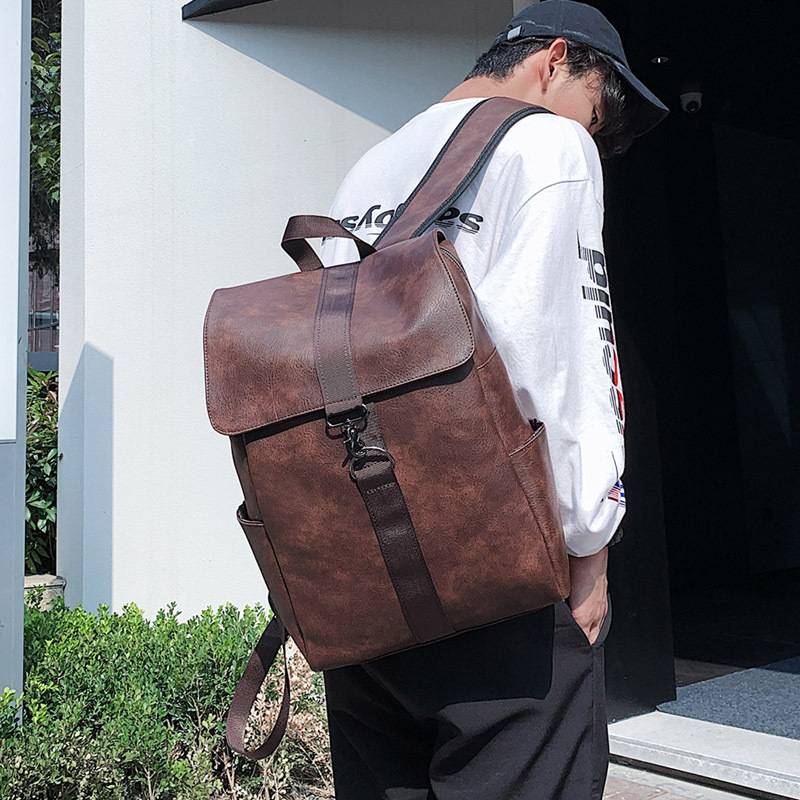 Rucsac pentru drumeții în aer liber - piele PU, capacitate 20-35L, închidere cu fermoar, bretele duble, exterior tridimensional