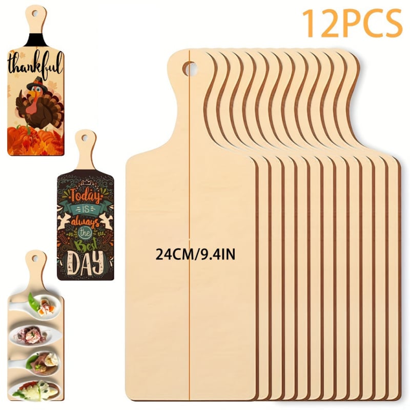 Mini drveni ukras za vješanje s dječjim grafitima — drvena pločica, moderni minimalistički stil