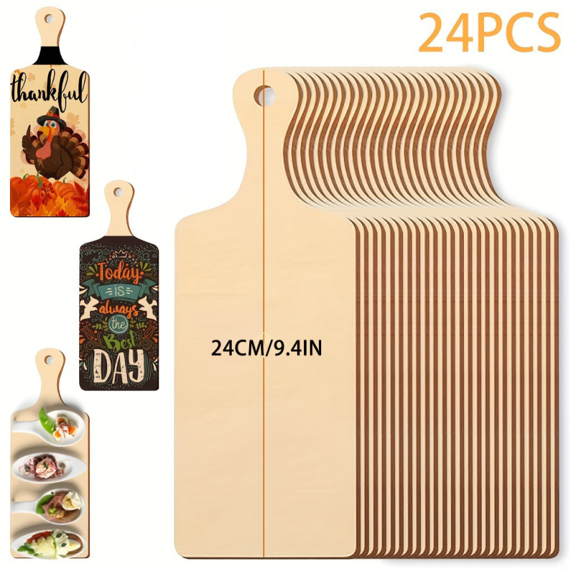 Mini drveni ukras za vješanje s dječjim grafitima — drvena pločica, moderni minimalistički stil