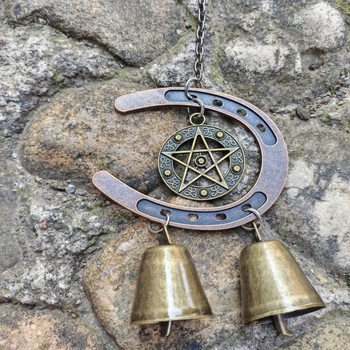 Retro metalni zvončić za vjetar s motivom potkove, kućna i vrtna dekoracija; Materijal: legura; Marka: lixing; Kategorija: zvončić za vjetar; Primjene: dom, vrt