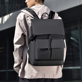 Ανδρικό σακίδιο από Oxford ύφασμα για χαλάρωση και ταξίδια, χωρητικότητα 20–35L, ανθεκτικό στη φθορά, με καμπύλη ιμάντα ώμου