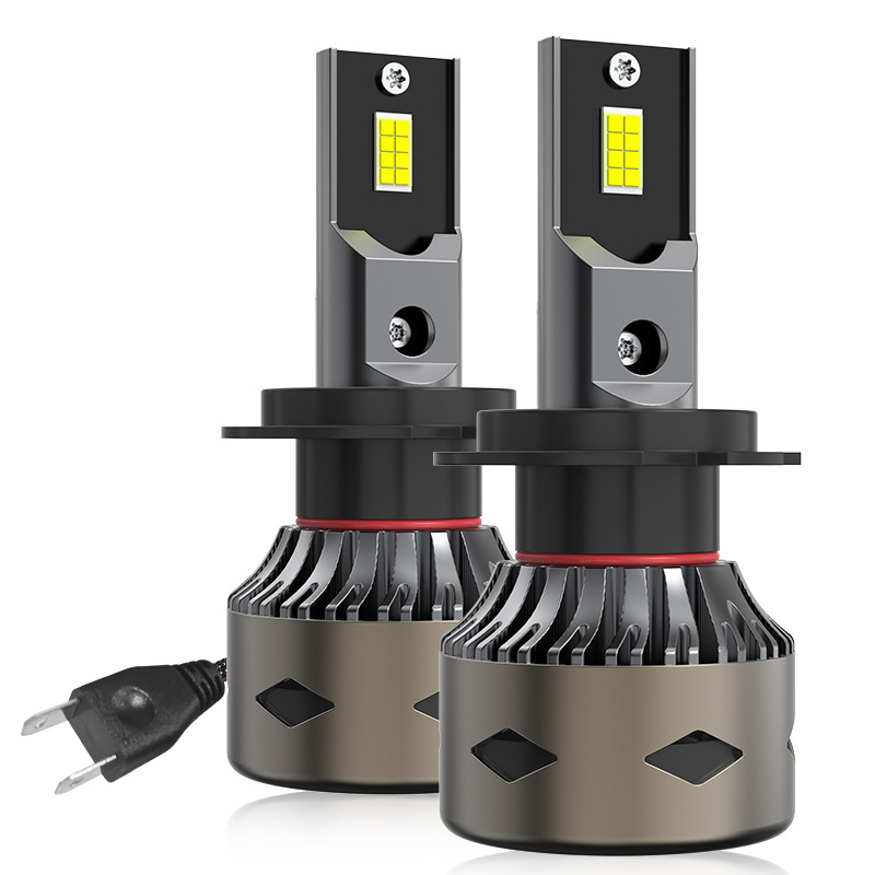 Bec LED pentru farul automobilului, compatibil H7/H11/H4/H1, 35W 12V 5500LM IP68 50000H