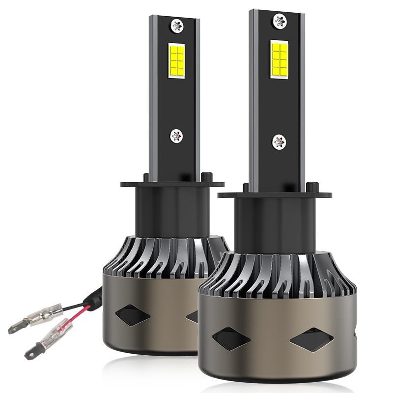 Bec LED pentru farul automobilului, compatibil H7/H11/H4/H1, 35W 12V 5500LM IP68 50000H