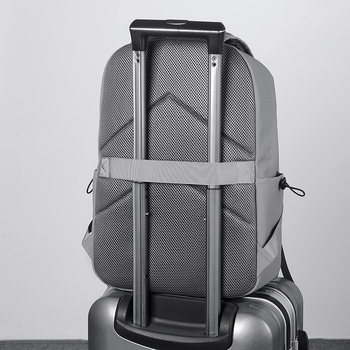 Feisha Geantă de Laptop din PU, Cu Bretele cu Air Cushion, Impermeabilă și Rezistentă la Uzură, Capacitate Sub 20L, Pentru Călătorii de Agrement și Afaceri