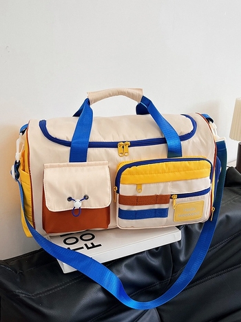 Putna torba s odjeljkom za suho/mokro i odvojenim pretincem za cipele; najlon, kapacitet 20–35 L, zatvaranje na zip.