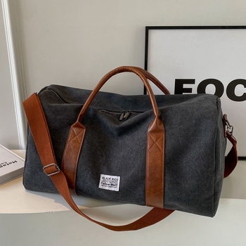 Unisex platnena torba za putovanje, kapacitet 20–35L, poliester podstava, funkcija skladištenja, brend Fenglin Shallow Stream, pogodna za razonodna putovanja