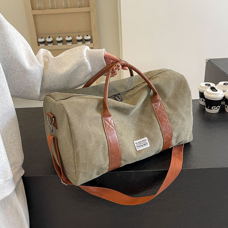 Unisex platnena torba za putovanje, kapacitet 20–35L, poliester podstava, funkcija skladištenja, brend Fenglin Shallow Stream, pogodna za razonodna putovanja