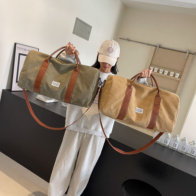 Unisex platnena torba za putovanje, kapacitet 20–35L, poliester podstava, funkcija skladištenja, brend Fenglin Shallow Stream, pogodna za razonodna putovanja