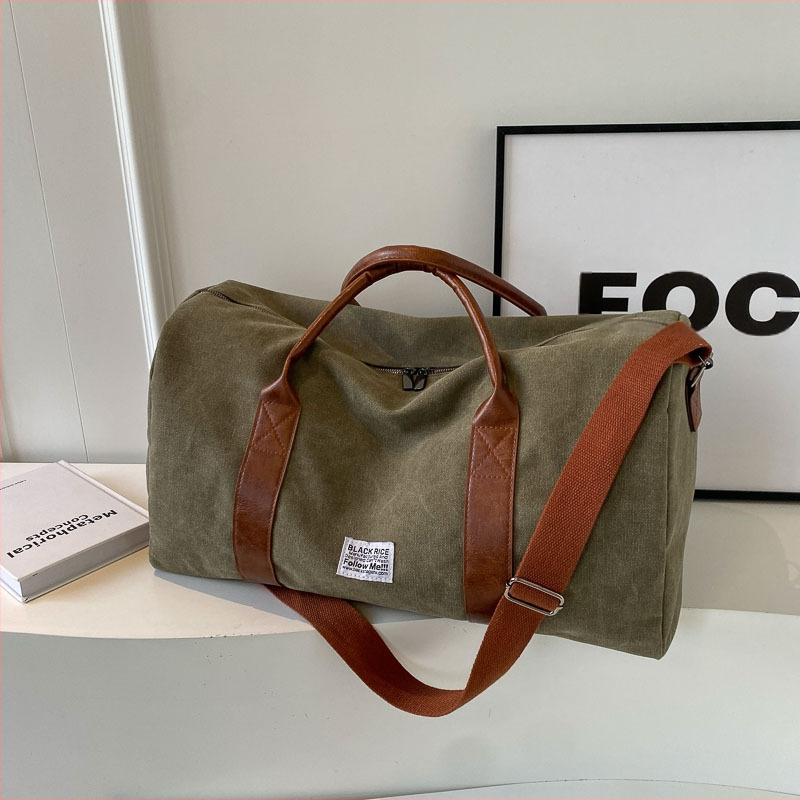 Unisex plátená cestovná taška, kapacita 20–35 L, polyesterová výstelka, skladovacia funkcia, značka Fenglin Shallow Stream, vhodná na voľnočasové cestovanie