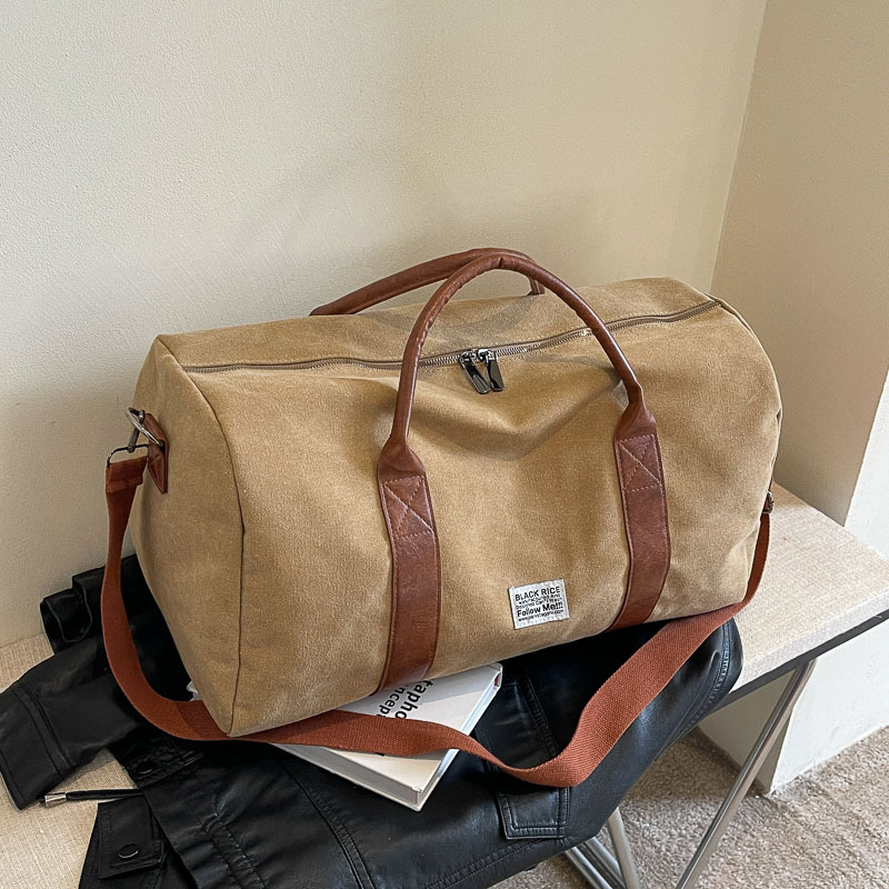 Unisex platnena torba za putovanje, kapacitet 20–35L, poliester podstava, funkcija skladištenja, brend Fenglin Shallow Stream, pogodna za razonodna putovanja