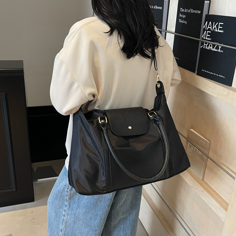 Unisex najlonska putna torba, kapacitet 20–35L, za dnevne vožnje i kratka poslovna putovanja, ulični stil, prtljaga za teretanu/jogu