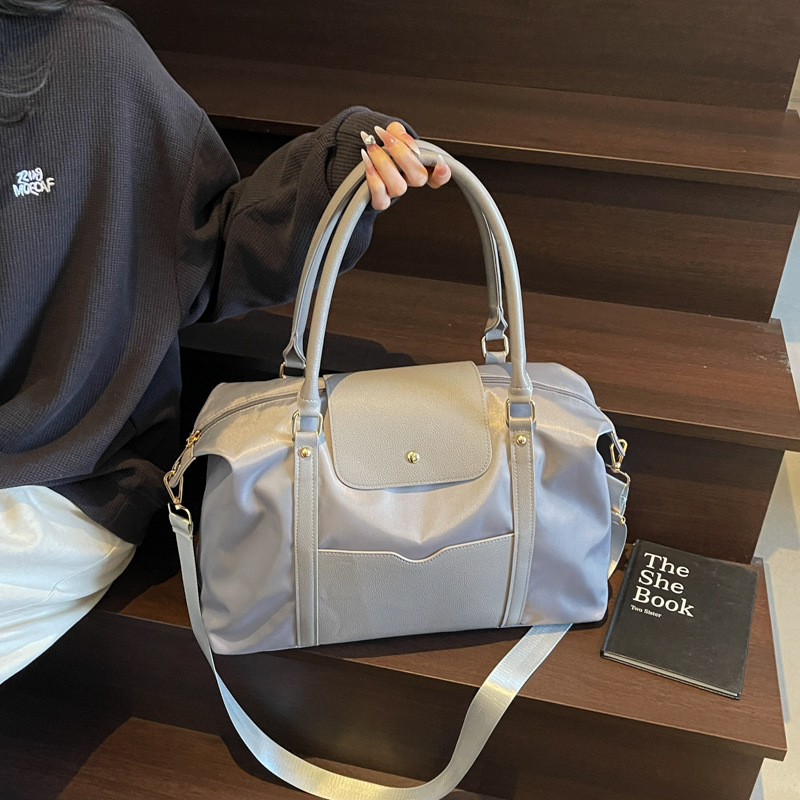 Unisex najlonska putna torba, kapacitet 20–35L, za dnevne vožnje i kratka poslovna putovanja, ulični stil, prtljaga za teretanu/jogu