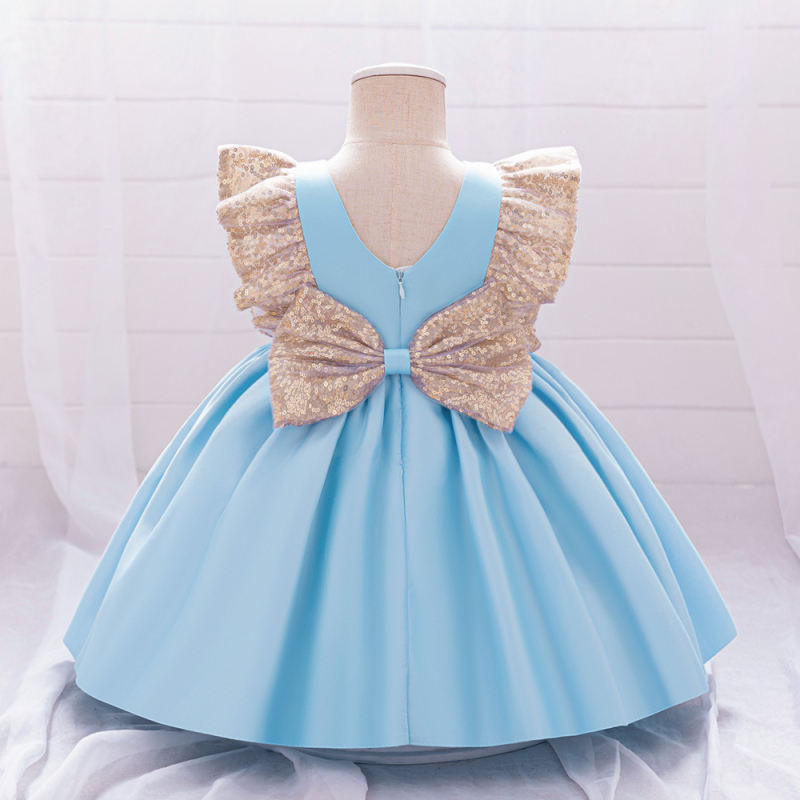 Детска принцеса рокля с принт, полиестер 65% / памук 35%, подплата памук, ензимно пране, лято 2025