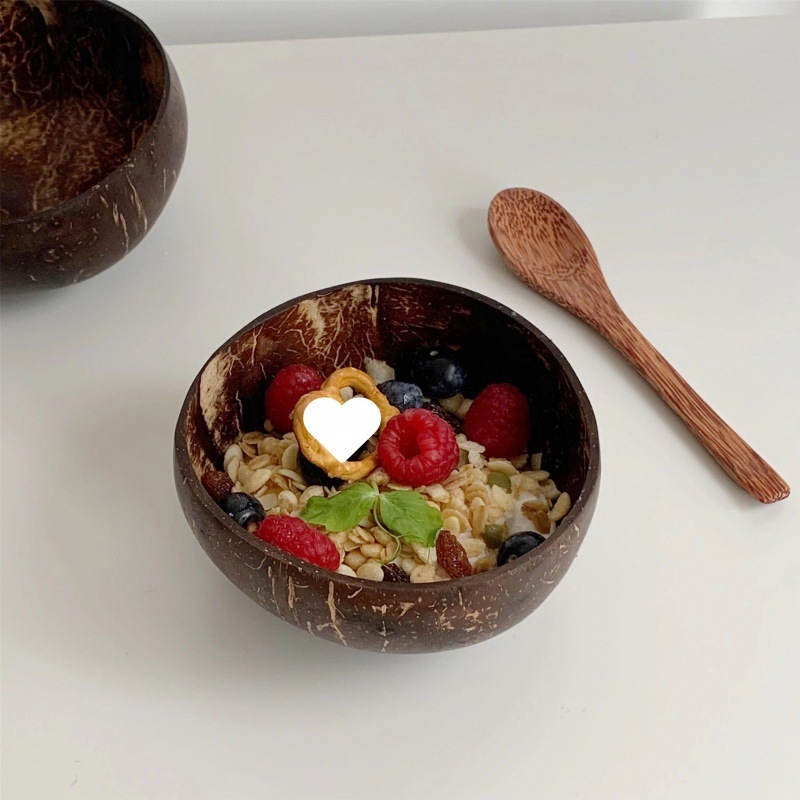 Strong Merchants rinkinys virtiniems kiaušiniams dubenėlius ir šaukštus, ovali forma, vienodo liejimo paviršius, minimalistinis stilius vaikams, naujos kinijos stiliaus