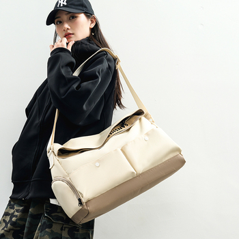 Putna torba s odjeljkom za mokre i suhe cipele, kapacitet 20–35 L, najlon, prozračna