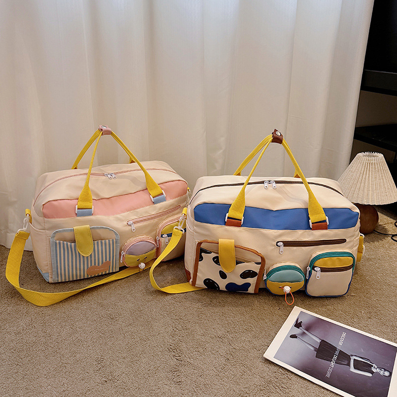 Dopamine prijenosna putna torba za žene, casual street-trend stil, velik kapacitet 20–35L, Oxford platno, vodootporna i izuzetno laka, za slobodno vrijeme putovanja (20–35L, Oxford platno, vodootporna i ultra laka, Street trend, Leisure travel)