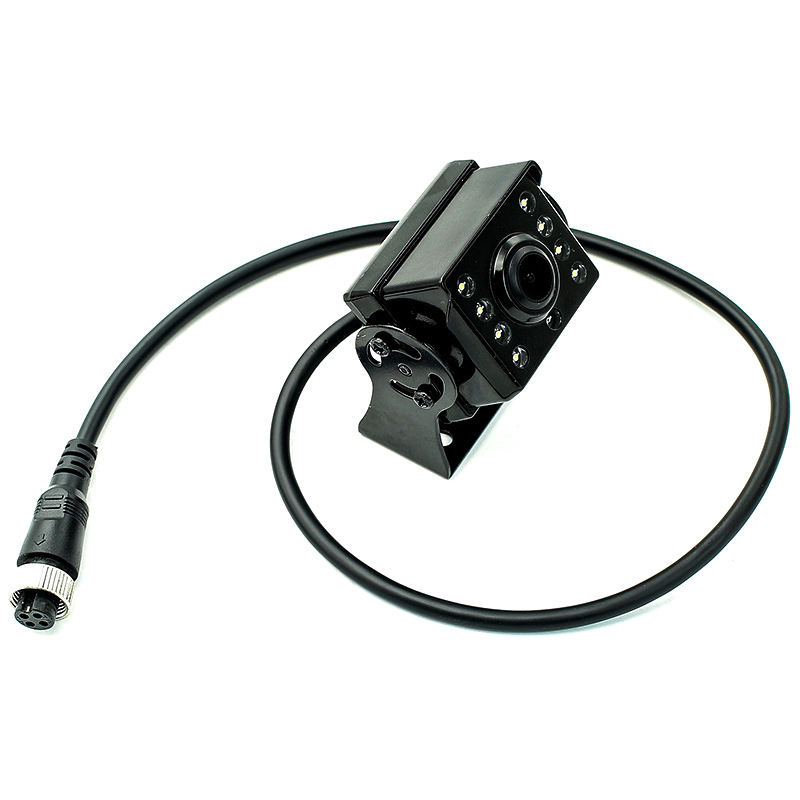 Cameră de mers înapoi pentru camion cu monitorizare în patru direcții - rezoluție 1920x1080, semnale video AHD/1080P și CVBS, unghi de vizualizare 170°, alimentare 12-24V, 8 LED