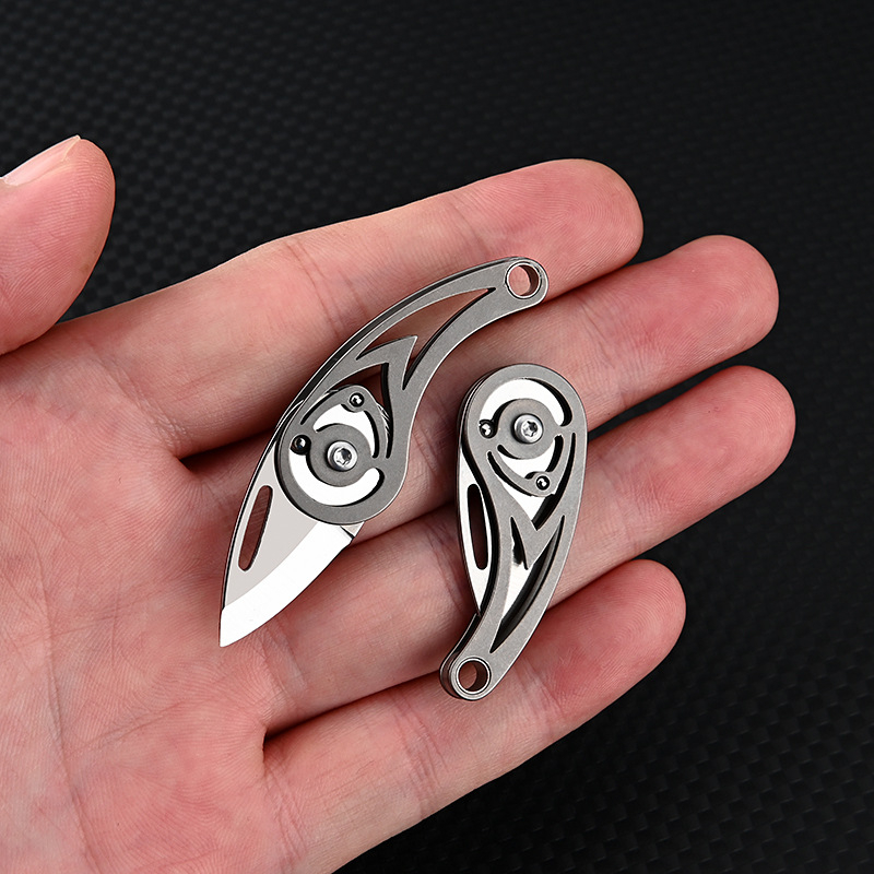 Μίνι πτυσσόμενος μαχαίρι, ανοξείδωτος χάλυβας, μπρελόκ, Μάρκα: Άλλη