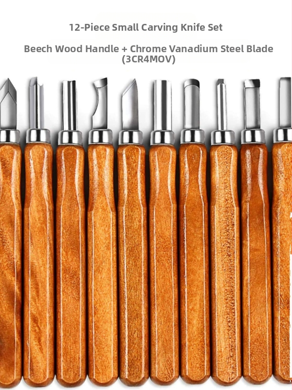 Medžio drožybos peilių rinkinys – daugiafunkcis įrankis medžio drožybai ir guminių antspaudų graviravimui